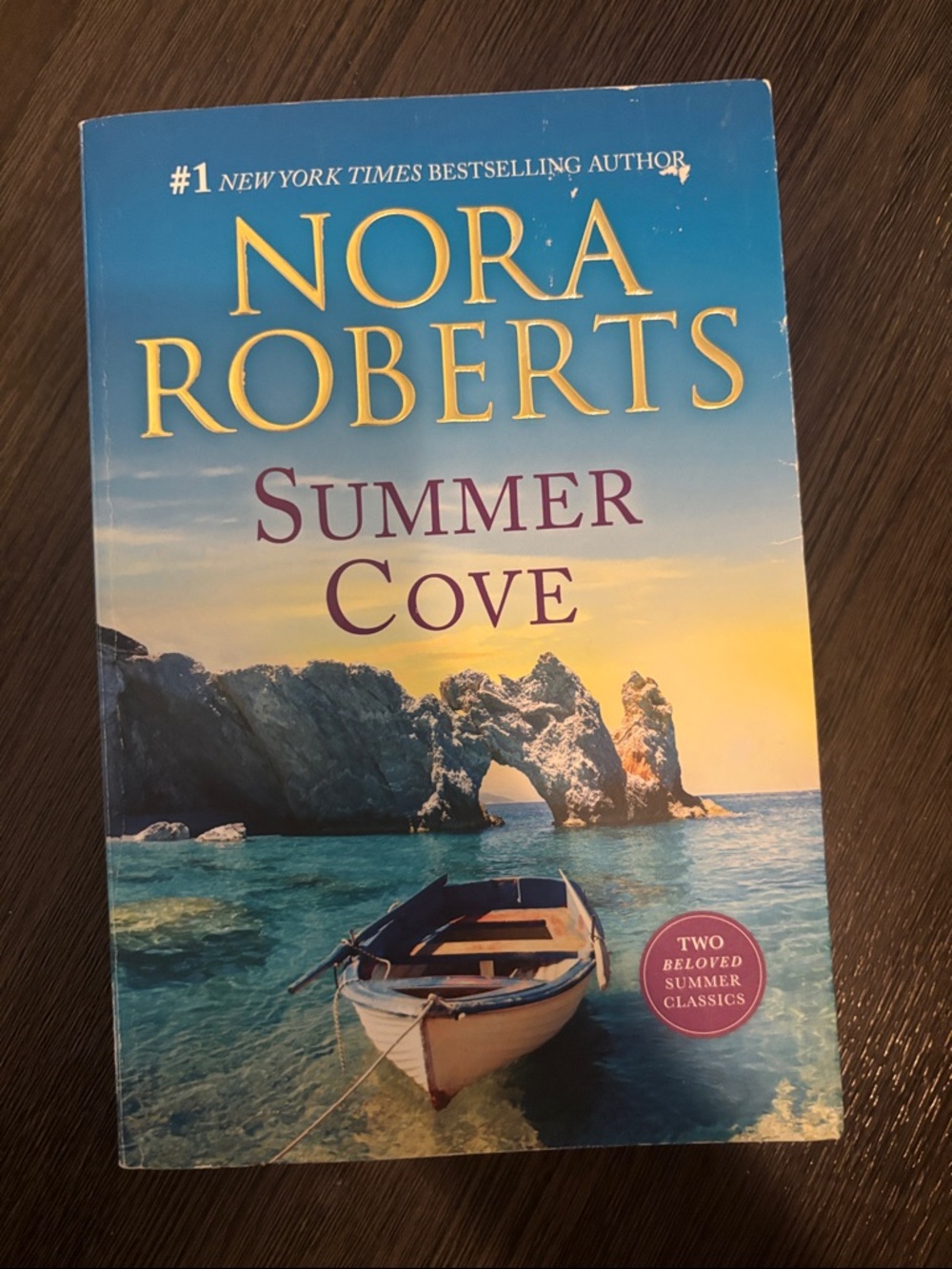 Nora Roberts "Summer Cove" Paperback - Blue & Yellow Cover